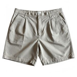 Columbia Chino Golf Shorts Cotton Preppy Resortwear Vacation Khaki Beige Size XL